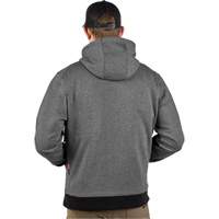 Chandail à capuchon chauffant M12<sup>MC</sup> (chandail seulement), Hommes, Grand, Gris, Poly-coton SHM619 | SCN Industrial