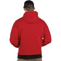 M12 Heated Hoodie (Jacket Only), Men's, Medium, Red, Poly-Cotton - Milwaukee M200R-20M