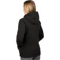 Chandail &agrave; capuchon chauffant M12 avec pile, Femmes, Moyen, Noir, Poly-coton - Milwaukee F200B-21M
