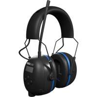 Black & Blue Air Defender AM/FM BT Earmuffs, Headband Style, 25 dB - ISOtunes IT-92