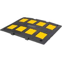 Middle Speed Hump, Rubber, 3' L x 20" W x 2" H - Zenith Safety Products 