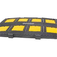 Middle Speed Hump, Rubber, 3' L x 20" W x 2" H - Zenith Safety Products 