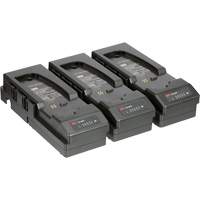 Emballage de chargeur de pile &agrave; trois postes Versaflo  pour APR motoris&eacute; TR-300+ - 3M TR-342-3