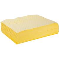 Bonded Sorbent Pads, Hazmat, 15" x 19", 12 gal. Absorbancy - Zenith Safety Products 