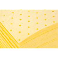Bonded Sorbent Pads, Hazmat, 15" x 19", 12 gal. Absorbancy - Zenith Safety Products 
