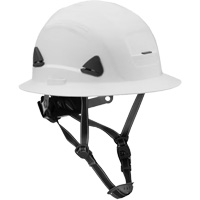 Fibre Metal Climbing Style Helmet with Full Brim, Meets CSA Type 2, Ratchet Suspension, Non-Vented - PIP Global Safety CSH12001