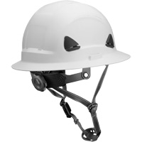 Fibre Metal Climbing Style Helmet with Full Brim, Meets CSA Type 2, Ratchet Suspension, Non-Vented - PIP Global Safety CSH12001