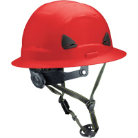 Fibre Metal Climbing Style Helmet with Full Brim, Meets CSA Type 2, Ratchet Suspension, Non-Vented - PIP Global Safety CSH12015