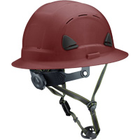 Fibre Metal Climbing Style Helmet with Full Brim, Meets CSA Type 2, Ratchet Suspension, Vented - PIP Global Safety CSH13012