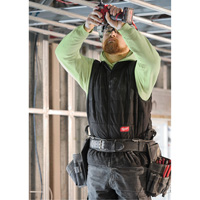 Veste l&eacute;g&egrave;re et isol&eacute;e FREEFLEX, Hommes, Grand, Noir - Milwaukee M350B-L