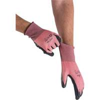 Gants &eacute;cologiques, l&eacute;gers, et r&eacute;sistants &agrave; la coupe, &agrave; haute dext&eacute;rit&eacute;, 7, Calibre 18, Rev&ecirc;tement Mousse de nitrile, ASTM ANSI niveau A4 - Produits de sécurité Zenith 