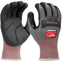 High-Dexterity Anti-Vibration Gloves, Size Large, Synthetic Palm - Milwaukee 48-73-8762