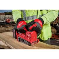 Anti-Vibration Work Gloves, Size Large, Synthetic Palm - Milwaukee 48-73-8772