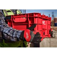 Anti-Vibration Work Gloves, Size Large, Synthetic Palm - Milwaukee 48-73-8772