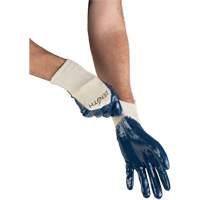 Gants &agrave; doublure interlock de poids moyen, 9/Grand, R&ecirc;vetement Nitrile, Enveloppe en Coton - Produits de sécurité Zenith 