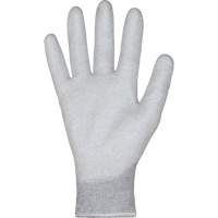 KnitActiv Electrostatic Dissipative Low-Linting White Gloves, 5, Polyurethane Coating, 13 Gauge, Nylon/Cotton Shell - Superior Glove Works Ltd. S13PUCF-5
