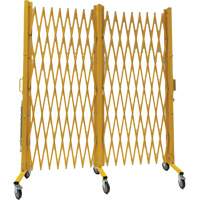 Expandable Barrier, 84" H x 20' L, Yellow - Zenith Safety Products 