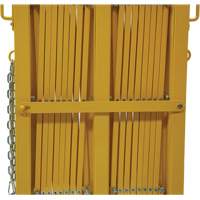 Expandable Barrier, 84" H x 20' L, Yellow - Zenith Safety Products 