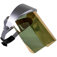 Visi&egrave;re r&eacute;fl&eacute;chissant la chaleur, Polycarbonate, Suspension Rochet - Oberon 125AFR