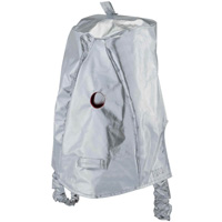 Cagoule r&eacute;fl&eacute;chissant la chaleur avec fen&ecirc;tre transparente dor&eacute;e - Oberon HR-PB-5AFR