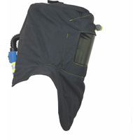 TCG Arc Flash Hood, Black, 40 cal/cm², ANSI Z87.1/ASTM F1506/ASTM F1959/ASTM F2178/Meets/Exceeds CSA Z462/NFPA 70E, 4 Arc Flash PPE Category Level - Oberon TCG40-CC+HVSL