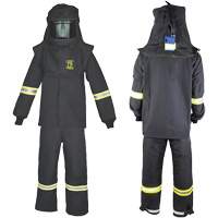TCG Medium Arc Flash Coat Kit, 75 cal/cm² - Oberon TCG75B-M+HVSL