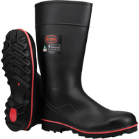 Bottes de s&eacute;curit&eacute; Boss Footwear avec r&eacute;sistance int&eacute;grale aux d&eacute;charges &eacute;lectriques, M&eacute;lange de polym&egrave;res/PVC, Embout Acier, Pointure 10 - PIP Global Safety 383-835-FN64/10