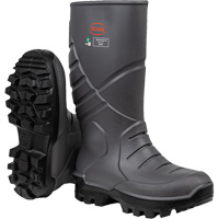 Boss&reg; Footwear Full Safety Boot with Midsole & Internal Met Guard, Thermal Polyurethane, Steel Toe, Puncture Resistant Sole, Size 11 - PIP Global Safety 383-900-FP2/11