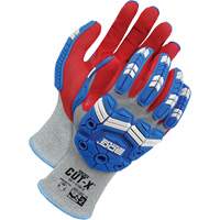 Gants antichocs r&eacute;sistants &agrave; la coupe pour &eacute;crans tactiles Cut-X, 13, Paume en Mousse de nitrile, Poignet &eacute;lastique - Bob Dale Gloves 99-1-9796-13