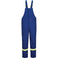 Pantalon &agrave; bavette isol&eacute; 88/12 Bizflame, Coton/Nylon, Petit, Bleu - IFR Workwear FR429RBRS