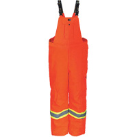 Combinaison robuste trilob&eacute;e ignifug&eacute;e anti-d&eacute;chirure de 300D Journeyman, Polyester, Petit, Orange haute visibilit&eacute; - Viking 3957FRPO-S