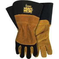 Black Velvet Mig/Stick Welding Gloves, Grain Elkhide, Size Small - Watson Gloves 533CR-S
