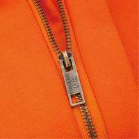 Heavyweight Safety Hoodie, Women's, X-Small, High Visibility Orange - Pioneer V2571450-XS
