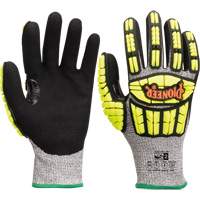 Gants r&eacute;sistant aux coupures et chocs, Petit, Paume en Synth&eacute;tique, Poignet Poignet en tricot - Pioneer V5012140-S