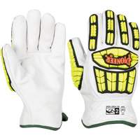 Gants r&eacute;sistant aux coupures et chocs, Petit, Paume en Ch&egrave;vre, Poignet Manchette - Pioneer V5012340-S