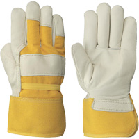 Gants isol&eacute;s en cuir fleur de vache pour femmes, Taille unique, Paume en Cuir fleur de vache, Doublure en Molleton - Pioneer V5080600-O/S