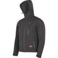 Heated Soft-Shell Jacket, Men's, Small, Black - Pioneer V3210370-S