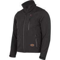 Heated Soft-Shell Jacket, Men's, Small, Black - Pioneer V3210370-S