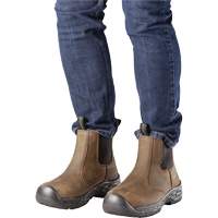 Bottes de s&eacute;curit&eacute; Ice Crew pour femmes, Cuir, Semelle R&eacute;sistant aux perforations, Pointure 8 - Baffin Technology 059781212638
