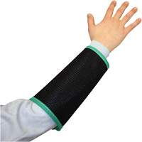 Kut Gard&reg; 2-Ply Cane Mesh Sleeve, Nylon, 9", ASTM ANSI Level A4, Black - PIP Global Safety GP306795B/L
