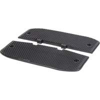 Speed Hump End Caps, Rubber, 3' L x 20" W x 2" H - Zenith Safety Products 