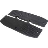 Speed Hump End Caps, Rubber, 2' L x 16" W x 1-1/4" H - Zenith Safety Products 