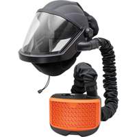 Ensemble de respirateur &agrave; purificateur d'air motoris&eacute; avec ventilateur PEAKAIR MAXSHIELD, Respirateur &agrave; masque, Pile Lithium-ion - Walter Technologies Pour Surface AP1K-M-SH