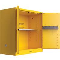 Utili-Guard+ Flammable Safety Cabinet, 30 gal., 1 Door, 43" W x 44" H x 22" D - Justrite U893020
