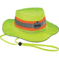 GloWear 8935 Ranger Sun Hat, Small/Medium, High Visibility Lime-Yellow, Polyester - Ergodyne 23260