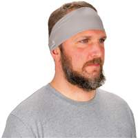 Bandeau de refroidissement en tricot haute performance Chill-Its 6634, Gris - Ergodyne 12709