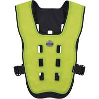 Chill-Its 6685 Dry Evaporative Cooling Vest with Zipper Closure, X-Small, High Visibility Lime-Yellow - Ergodyne 12736