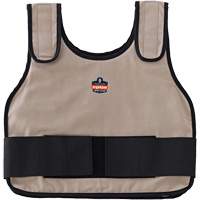 Veste de refroidissement de changement de phase standard Chill-Its 6235, Petit/Moyen, Khaki - Ergodyne 12002