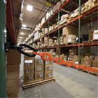 Magnetic Chain Barrier Warehouse Kit, Orange, 2" Link, 15' Length - Mr. Chain 77412