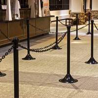 Plastic Barrier Chain, Green, 2" Link, 100' Length - Mr. Chain 50004-100